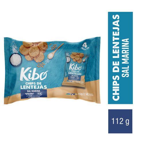 CHIPS LENTEJA KIBO 4U 112G S/MARINA